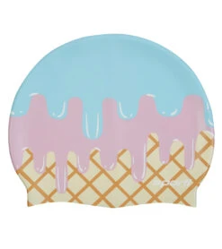 Sporti Ice Cream Scoop Silicone Swim Cap