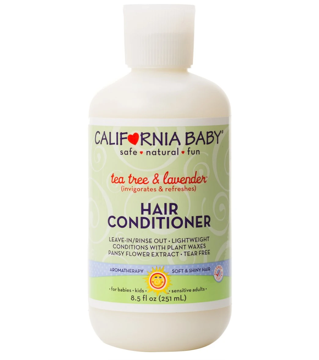 California Baby Tea Tree & Lavender Hair Conditoner, 8.5 Oz 3 California Baby Tea Tree & Lavender Hair Conditoner, 8.5 Oz