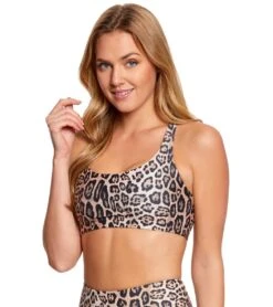 Onzie Chic Yoga Sports Bra Leopard 11 Onzie Chic Yoga Sports Bra Leopard -Swimwear Outlet 5671606616232 leopard 3a