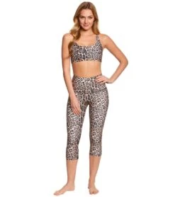 Onzie Chic Yoga Sports Bra Leopard 12 Onzie Chic Yoga Sports Bra Leopard -Swimwear Outlet 5671606616232 leopard 4a