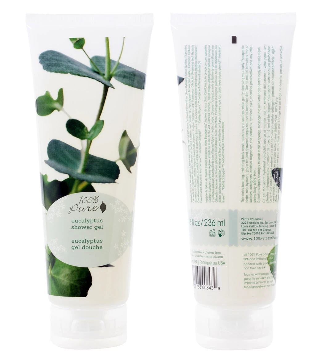 100% Pure Eucalyptus Shower Gel 8 Oz. 4 100% Pure Eucalyptus Shower Gel 8 Oz. - Image 2