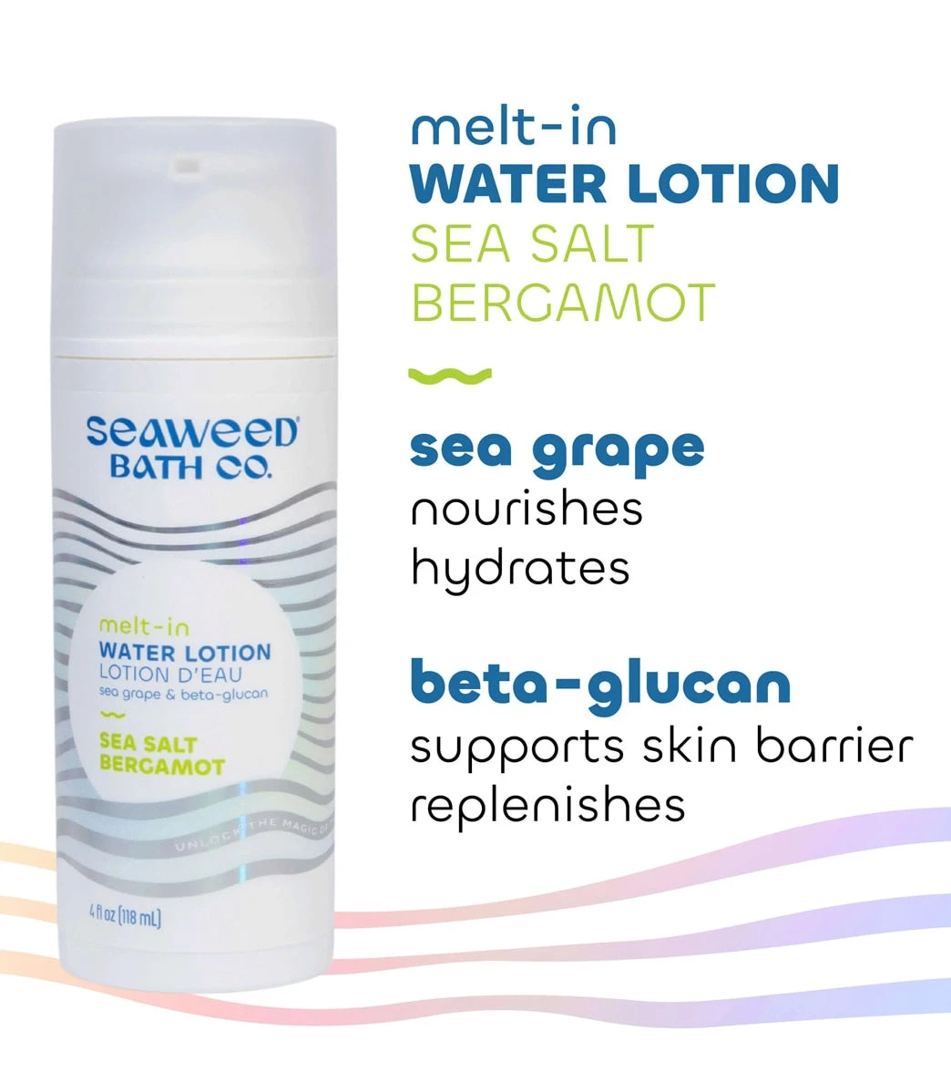 The Seaweed Bath Co. Sea Salt Bergamot Melt-in Water Lotion 4oz 4 The Seaweed Bath Co. Sea Salt Bergamot Melt-in Water Lotion 4oz - Image 2