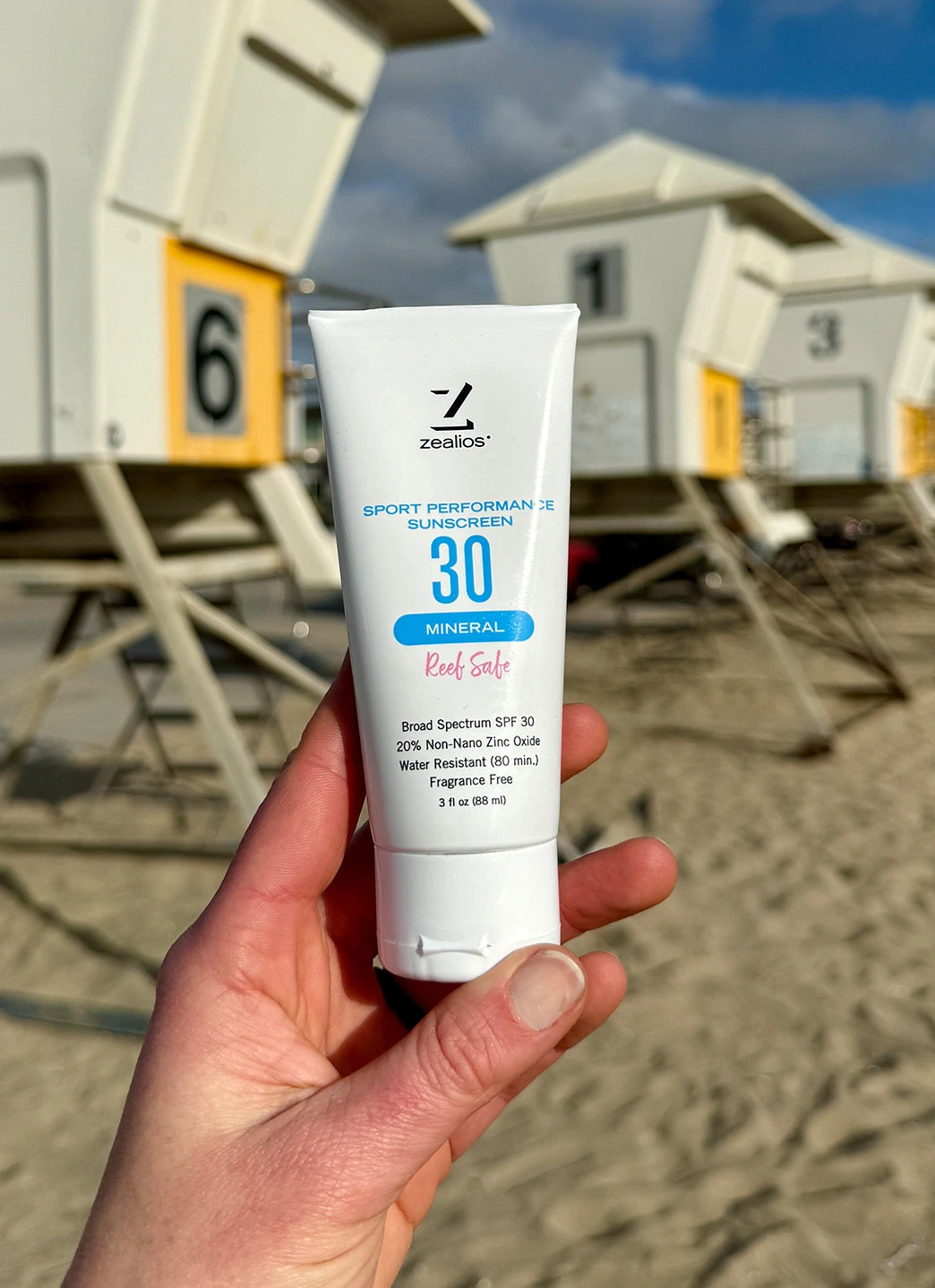 Zealios Sport Performance Mineral With Reef Safe SPF 30 Sunscreen, 3oz 6 Zealios Sport Performance Mineral With Reef Safe SPF 30 Sunscreen, 3oz - Image 4