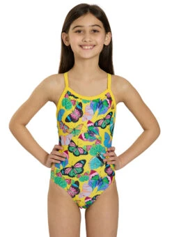 Sporti Flutter Garden Thin Strap One Piece Swimsuit Youth (22-28) 10 Sporti Flutter Garden Thin Strap One Piece Swimsuit Youth (22-28) -Swimwear Outlet 8633166233768 fluttergarden 1a