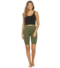 Free People Movement Biker Baby Shorts -Swimwear Outlet 8635281244328 army 4a