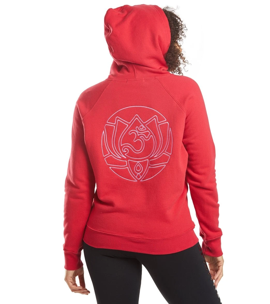Spiritual Gangster Lotus Classic Raglan Hoodie 5 Spiritual Gangster Lotus Classic Raglan Hoodie - Image 3