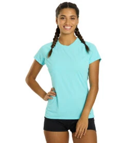 Xcel Women's Heathered Ventx Short Sleeve UV Rashguard