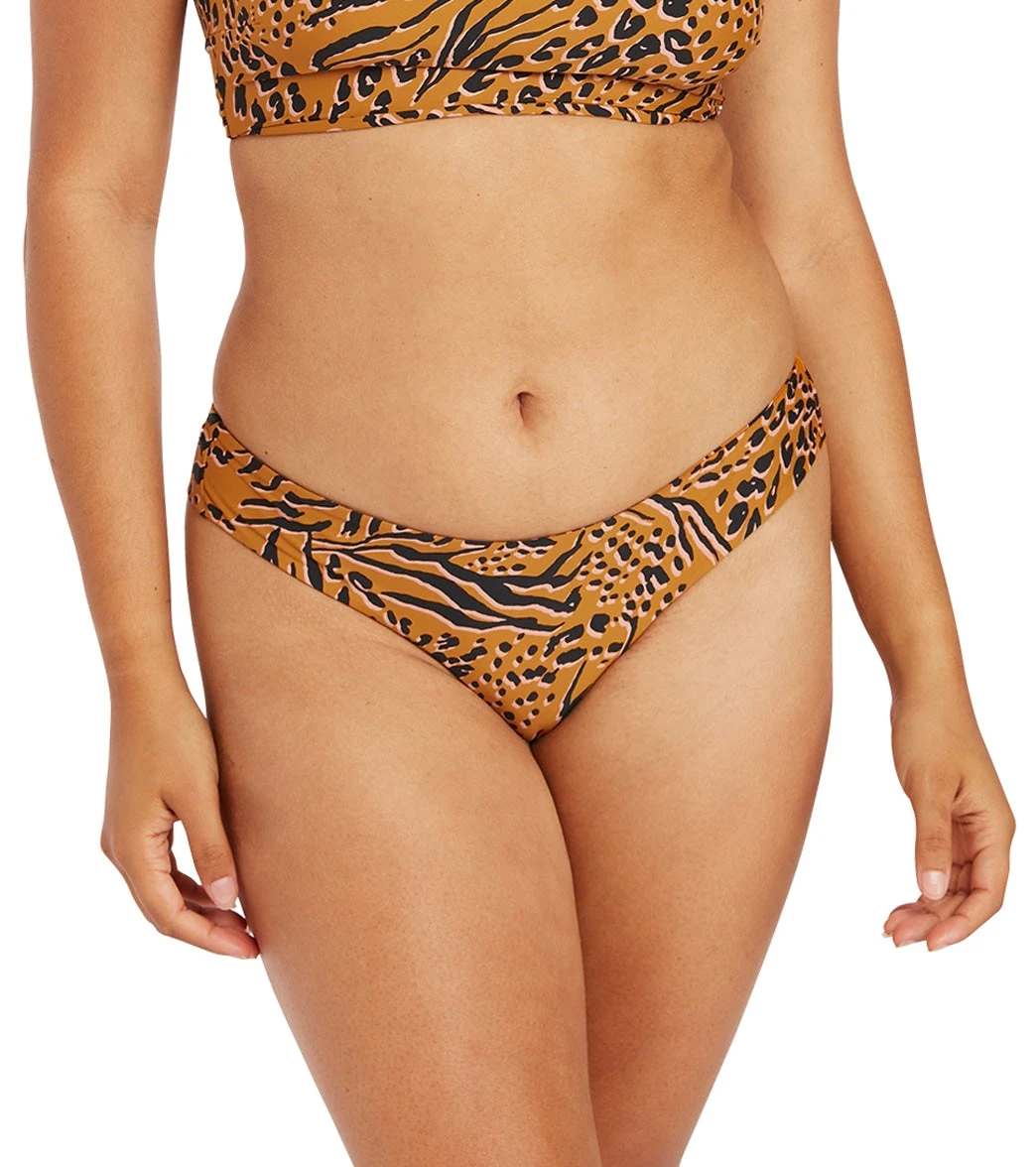 Volcom Women's Running Wild Cheekini Bikini Bottom 3 Volcom Women's Running Wild Cheekini Bikini Bottom