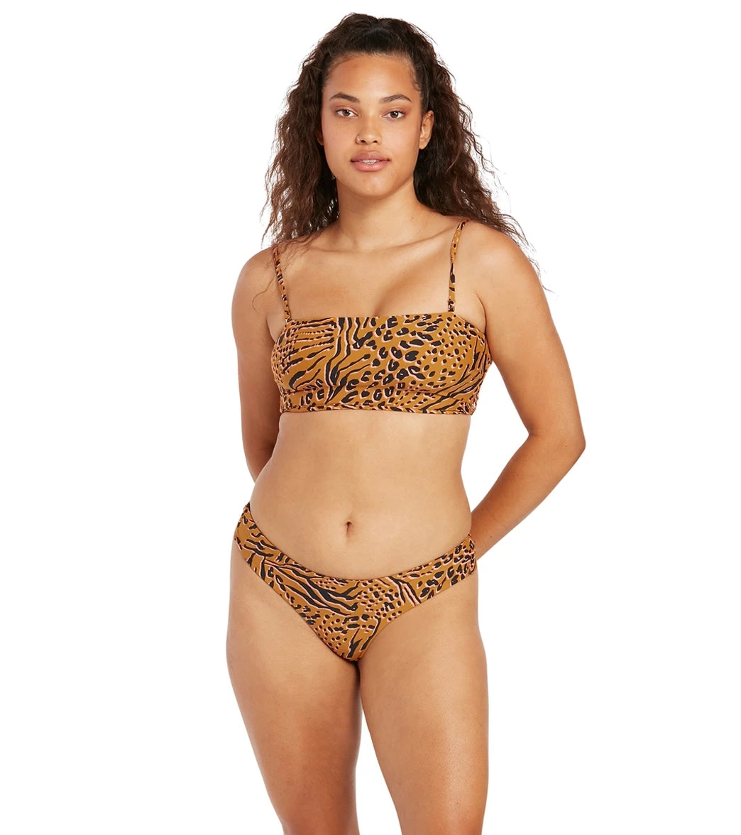 Volcom Women's Running Wild Cheekini Bikini Bottom 6 Volcom Women's Running Wild Cheekini Bikini Bottom - Image 4