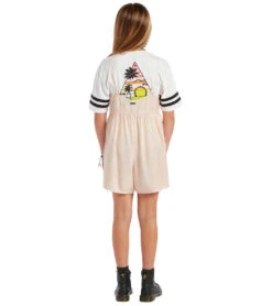 Volcom Girls' Static Bloom Romper (Little Kid, Big Kid) 12 Volcom Girls' Static Bloom Romper (Little Kid, Big Kid) -Swimwear Outlet 8637038723240 hazeypink 3a