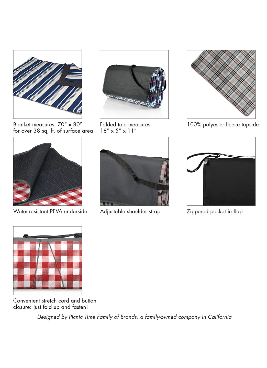 Picnic Time Blanket Tote XL 11 Picnic Time Blanket Tote XL - Image 9