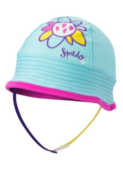 Speedo Girls' UV Bucket Hat (Infant-3yrs) 20 Speedo Girls' UV Bucket Hat (Infant-3yrs) -Swimwear Outlet 8637401694376 aqua
