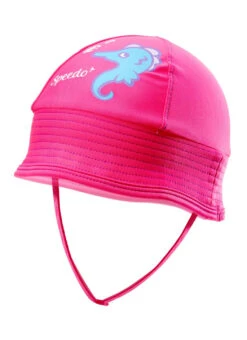 Speedo Girls' UV Bucket Hat (Infant-3yrs) 25 Speedo Girls' UV Bucket Hat (Infant-3yrs) -Swimwear Outlet 8637401694376 berry 1a
