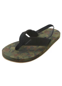 Volcom Boys' Victor Sandal (Little Kid) 22 Volcom Boys' Victor Sandal (Little Kid) -Swimwear Outlet 8637559439528 darkcamo 1a