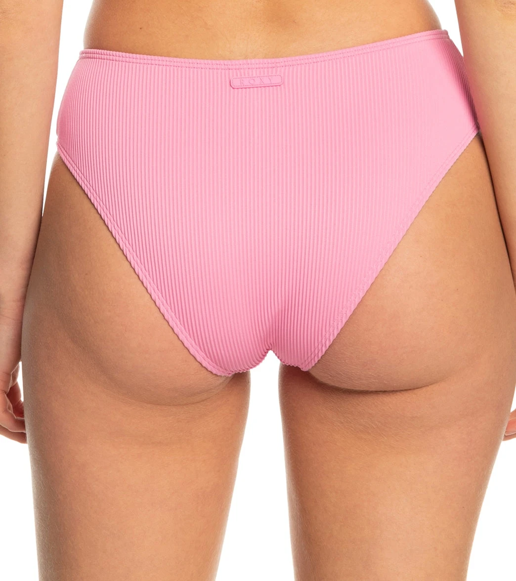 Roxy Women's Roxy Active SD Rib Highleg Bikini Bottom 5 Roxy Women's Roxy Active SD Rib Highleg Bikini Bottom - Image 3