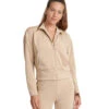 Thrive Societe Bell Sleeve Zip Jacket 2 Thrive Societe Bell Sleeve Zip Jacket -Swimwear Outlet 8637822042280 fawn 1a