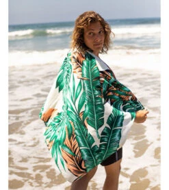 LEUS Towels 58 X 33 Jungle Fever Beah Towel -Swimwear Outlet 8637853499560 green 5a