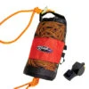 KEMP USA Throw Bag With 75' Of 3/8" Yellow Rope And Bengal Safety Whistle -Swimwear Outlet 8637909631144 red 1a