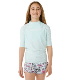 Rip Curl Girls' Classic Short Sleeve Surf Shirt (Big Kid) 17 Rip Curl Girls' Classic Short Sleeve Surf Shirt (Big Kid) -Swimwear Outlet 8637972840616 2t