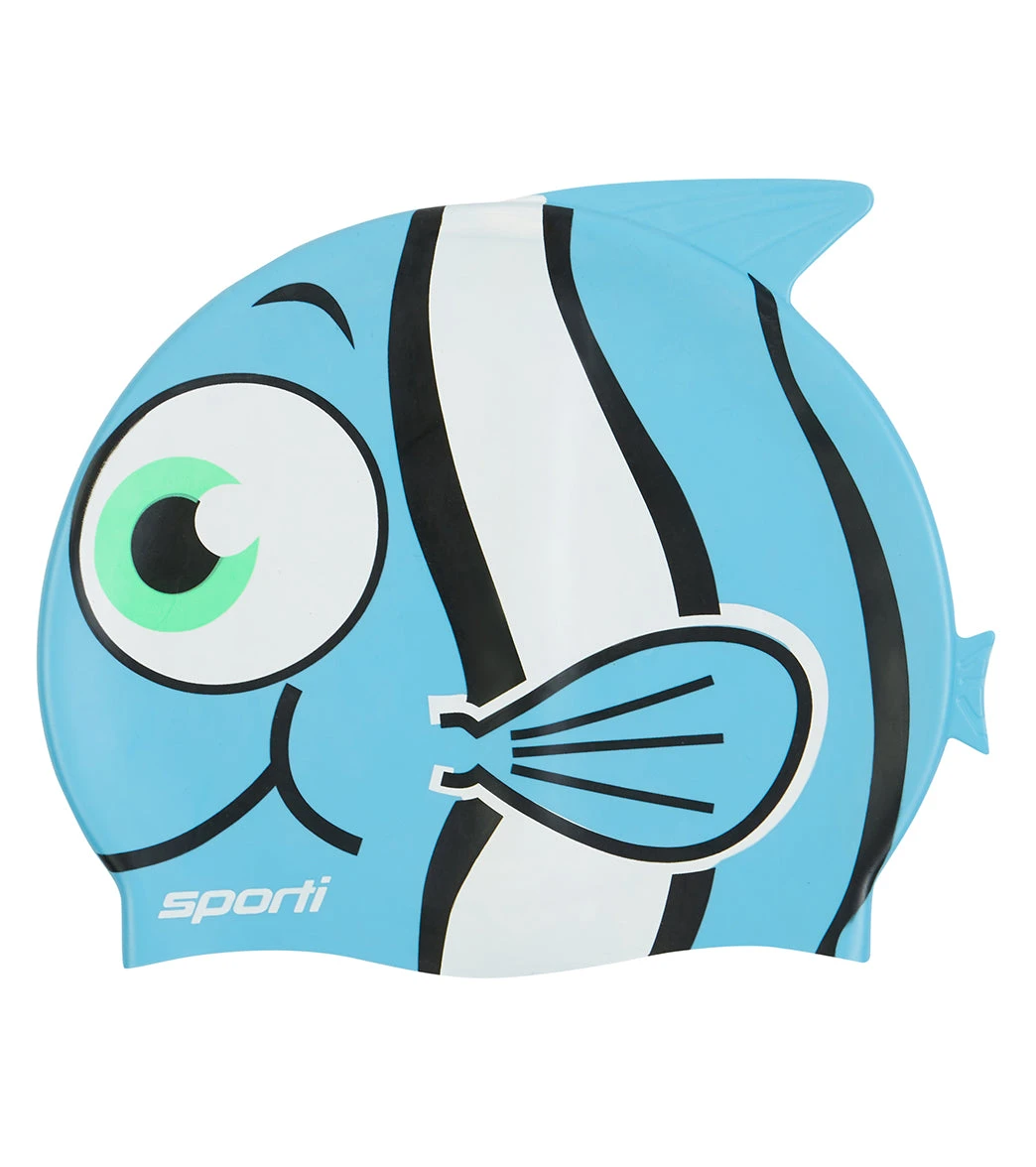 Sporti Cartoon Clownfish Silicone Swim Cap Jr. 15 Sporti Cartoon Clownfish Silicone Swim Cap Jr. - Image 13