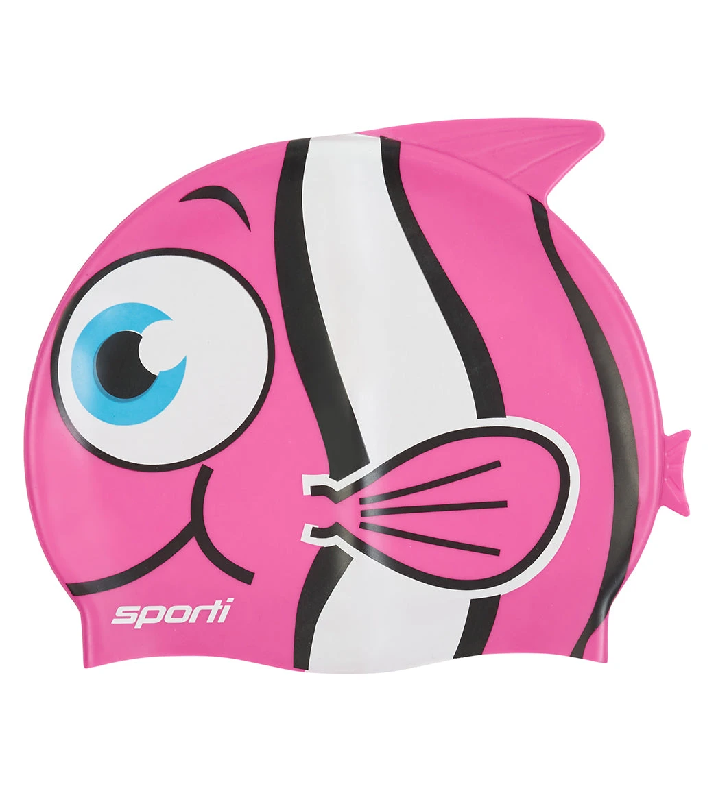 Sporti Cartoon Clownfish Silicone Swim Cap Jr. 20 Sporti Cartoon Clownfish Silicone Swim Cap Jr. - Image 18