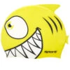Sporti Cartoon Shark Silicone Swim Cap Jr. 2 Sporti Cartoon Shark Silicone Swim Cap Jr. -Swimwear Outlet 8638424023208 yellow 1a