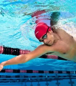 FINIS Spandex Swim Cap -Swimwear Outlet 8638465933480 red 6a