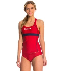 Sporti Guard Racerback Solid Tankini Top 22 Sporti Guard Racerback Solid Tankini Top -Swimwear Outlet 8638480187560 rednavyred 2a