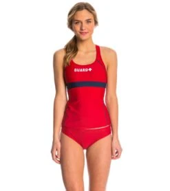 Sporti Guard Racerback Solid Tankini Top 24 Sporti Guard Racerback Solid Tankini Top -Swimwear Outlet 8638480187560 rednavyred 4a