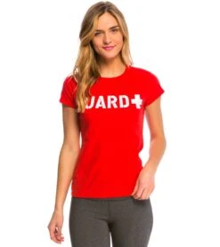 Sporti Guard Women's S/S Fitted Tee 24 Sporti Guard Women's S/S Fitted Tee -Swimwear Outlet 8638492377256 red 1a