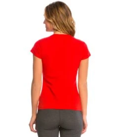 Sporti Guard Women's S/S Fitted Tee 26 Sporti Guard Women's S/S Fitted Tee -Swimwear Outlet 8638492377256 red 3a