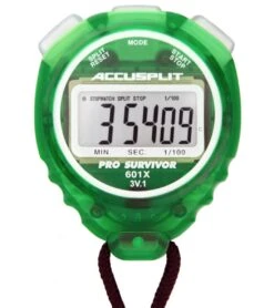 Accusplit Pro Survivor A601X Stopwatch -Swimwear Outlet 8638509187240 lime 1a