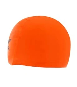 TYR Latex Swim Cap -Swimwear Outlet 8638609555624 flourescentorange 3a
