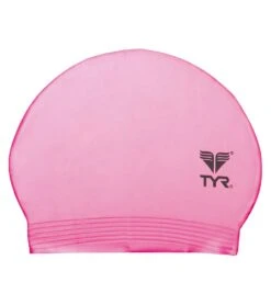 TYR Latex Swim Cap -Swimwear Outlet 8638609555624 lightpink 1a