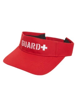 Sporti Guard Twill Visor -Swimwear Outlet 8638616993960 redwhite