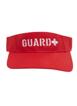 Sporti Guard Twill Visor -Swimwear Outlet 8638616993960 redwhite 2a