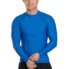 Sporti Men's L/S UPF 50+ Sport Fit Rash Guard 2 Sporti Men's L/S UPF 50+ Sport Fit Rash Guard -Swimwear Outlet 8638631477416 royalblue