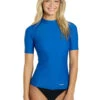 Sporti Women's S/S UPF 50+ Sport Fit Rash Guard 1 Sporti Women's S/S UPF 50+ Sport Fit Rash Guard -Swimwear Outlet 8638631575720 royalblue