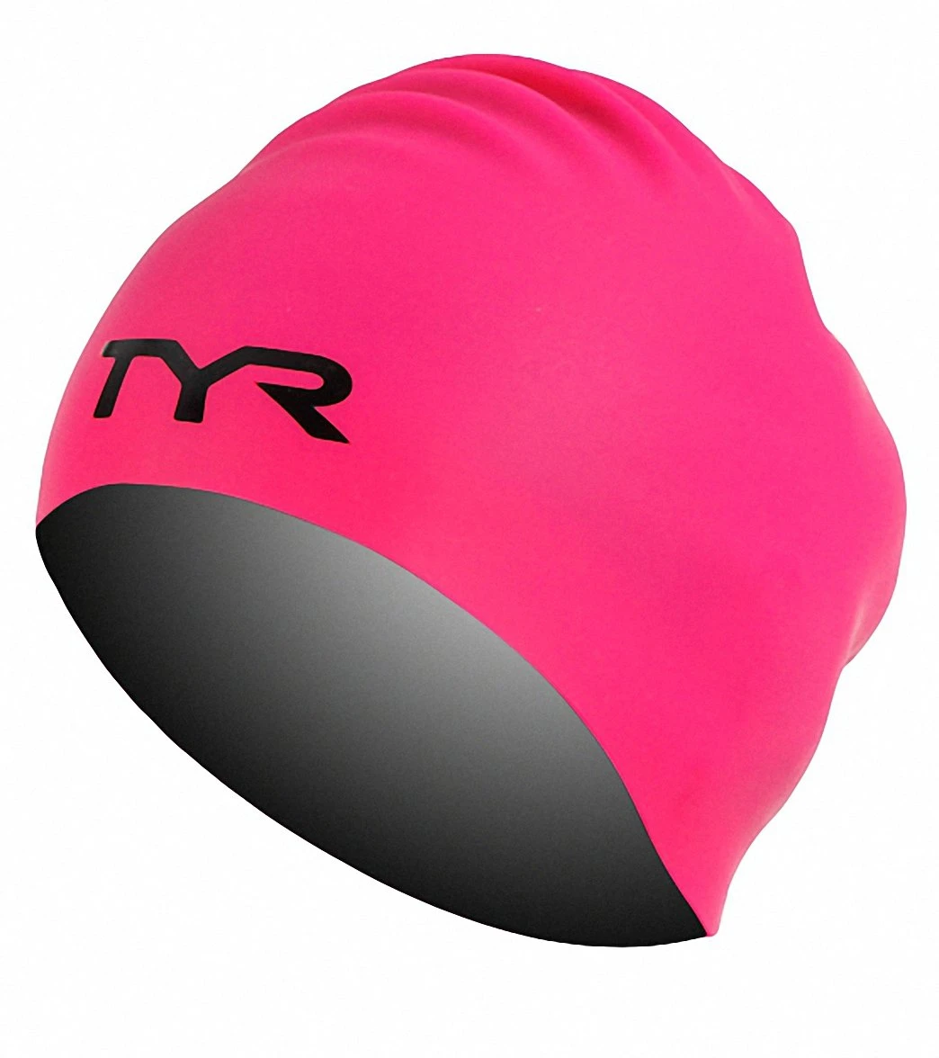 TYR Long Hair Wrinkle Free Silicone Swim Cap 12 TYR Long Hair Wrinkle Free Silicone Swim Cap - Image 10