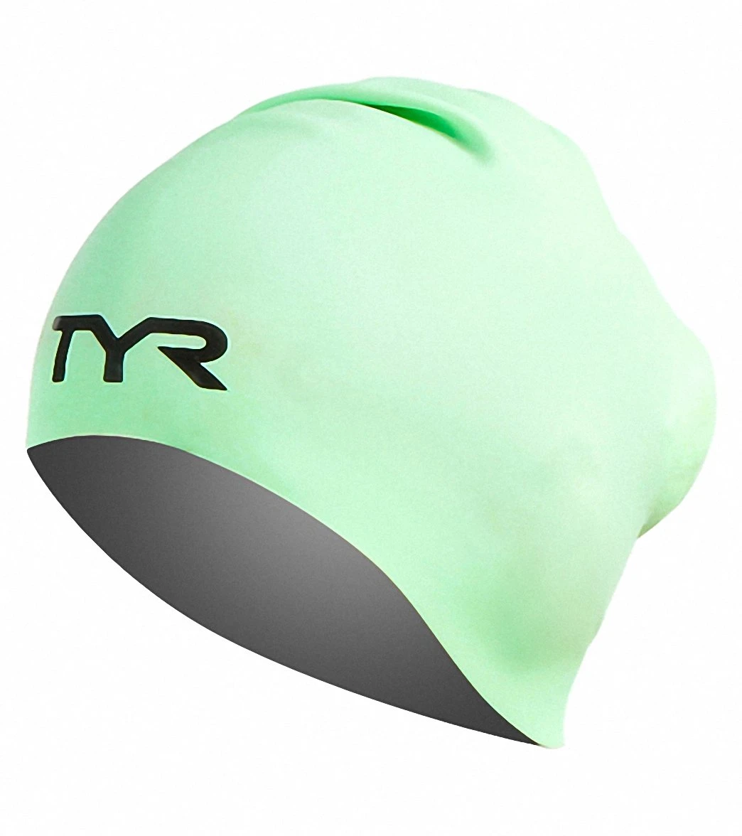 TYR Long Hair Wrinkle Free Silicone Swim Cap 16 TYR Long Hair Wrinkle Free Silicone Swim Cap - Image 14