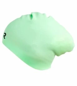 TYR Long Hair Wrinkle Free Silicone Swim Cap 36 TYR Long Hair Wrinkle Free Silicone Swim Cap -Swimwear Outlet 8638811144360 mint 2a