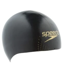 Speedo Fastskin Silicone Swim Cap -Swimwear Outlet 8638845911208 blackrosegold 1a