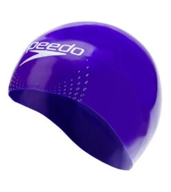 Speedo Fastskin Silicone Swim Cap -Swimwear Outlet 8638845911208 violetfluoyellowjade