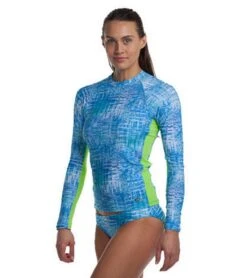EQ Swimwear Glitch L/S Rashguard -Swimwear Outlet 8638890082472 2t
