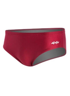 Dolfin Xtra Life Lycra Solid Male Racer Brief Swimsuit -Swimwear Outlet 8638956699816 maroon