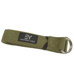 Everyday Yoga 8 Foot Yoga Strap D-Ring -Swimwear Outlet 8639000936616 darkolive 4a