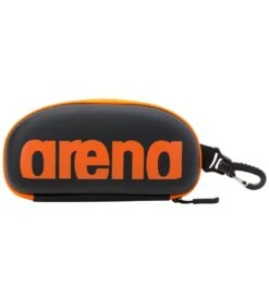Arena Goggle Case -Swimwear Outlet 8639081840808 blackfluoorange 1a
