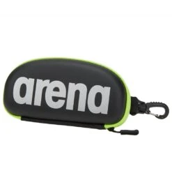 Arena Goggle Case -Swimwear Outlet 8639081840808 blackfluorescentyellow 1a