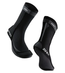 Zone3 Zone 3 Neoprene Swim Socks 11 Zone3 Zone 3 Neoprene Swim Socks -Swimwear Outlet 8639345000616 blacksilver