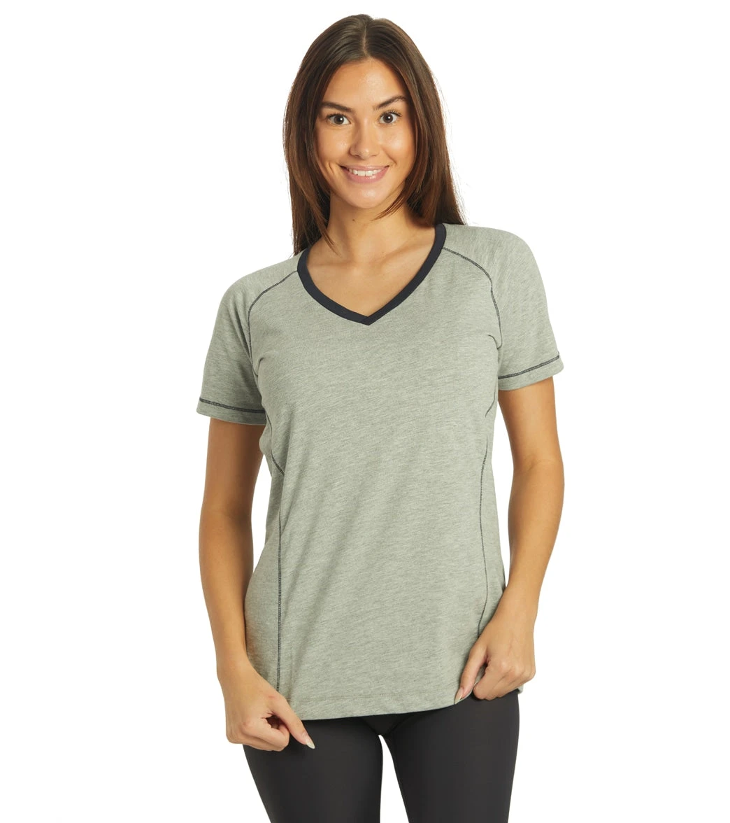Arena Women's Team Line Short Sleeve V Neck T Shirt 10 Arena Women's Team Line Short Sleeve V Neck T Shirt - Image 8